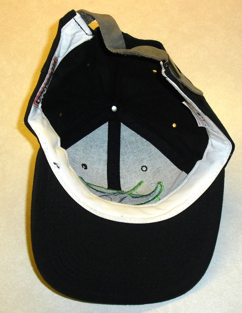 Tampa Bay Rays Sports Specialties Vintage 90s Mens Leather Strap Strapback hat