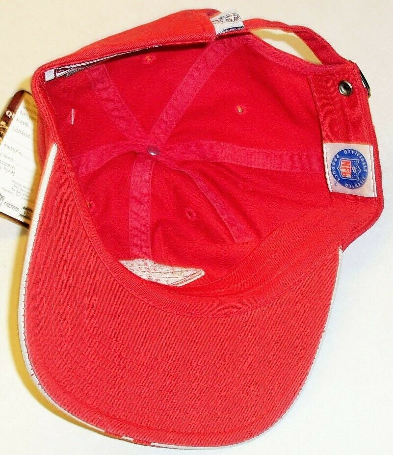 Tennessee Titans red Dad Hat Style vintage 90s strapback hat 1960 logo Nfl