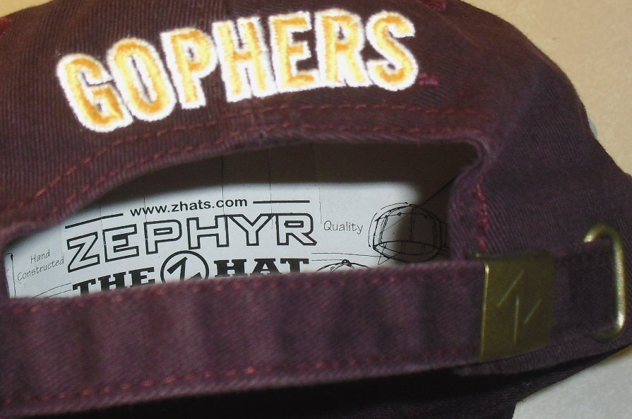 Minnesota Gophers Zephyr adjustable Strapback hat Dad hat style New Ncaa