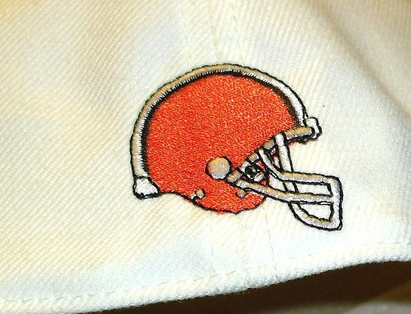 Cleveland Browns White American Needle Vintage 90s Fitted hat sz. 7 3/8 New Nfl