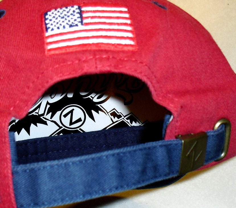 Texas Tech Red Raiders Red White Blue Zephyr adjustable Strapback hat New Ncaa