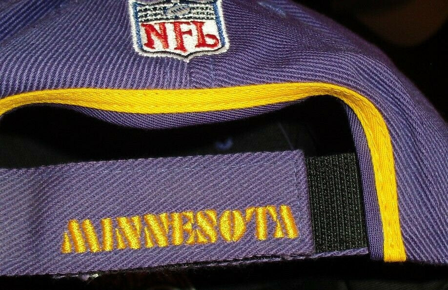 Minnesota Vikings Sports Specialties 90s Purple Adjustable Strapback hat New NFL