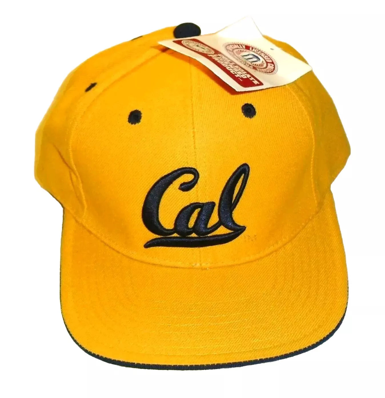 Cal California Bears Vintage 90s American Needle Mens Yellow Snapback hat New