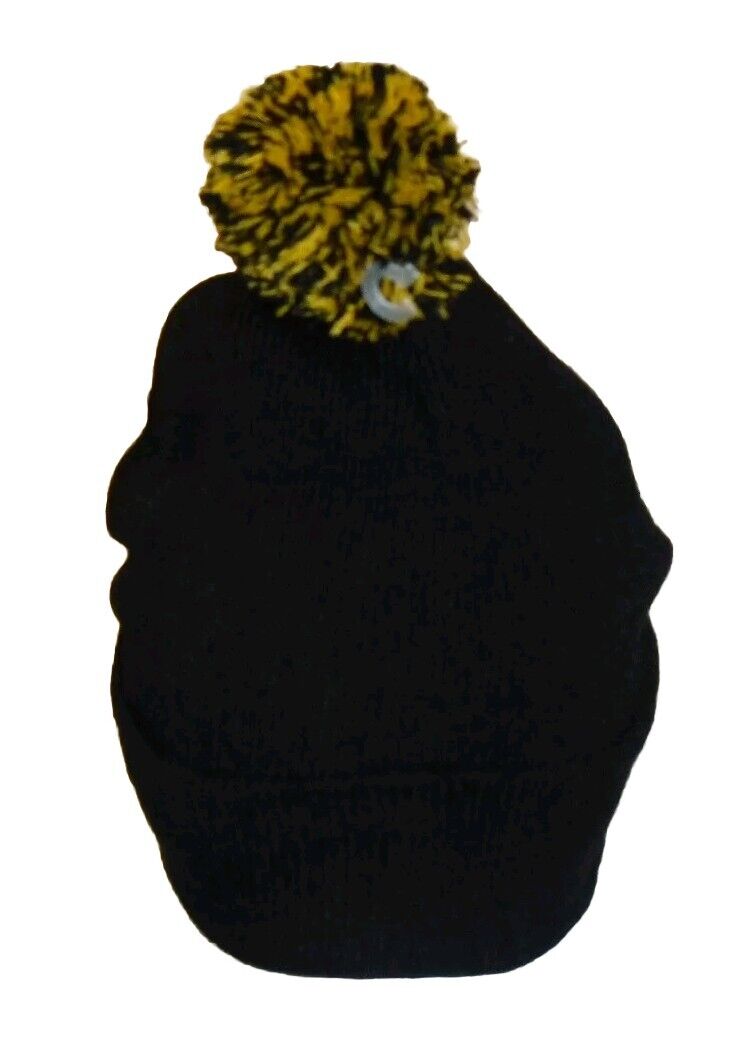 Los Angeles Lakers Mens Adult Adidas Cuff Beanie Pom Black Winter Hat Cap New