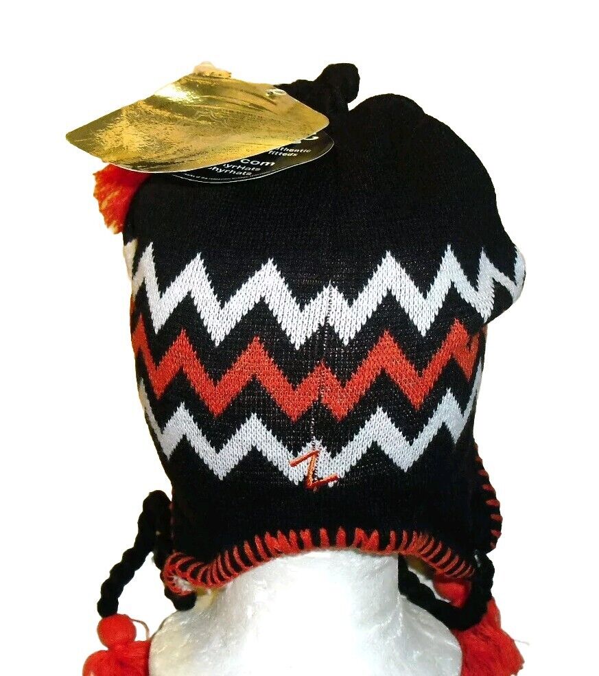 Philadelphia Flyers Zephyr Mens Adult Beanie Tassels Winter Hat Cap New Nhl