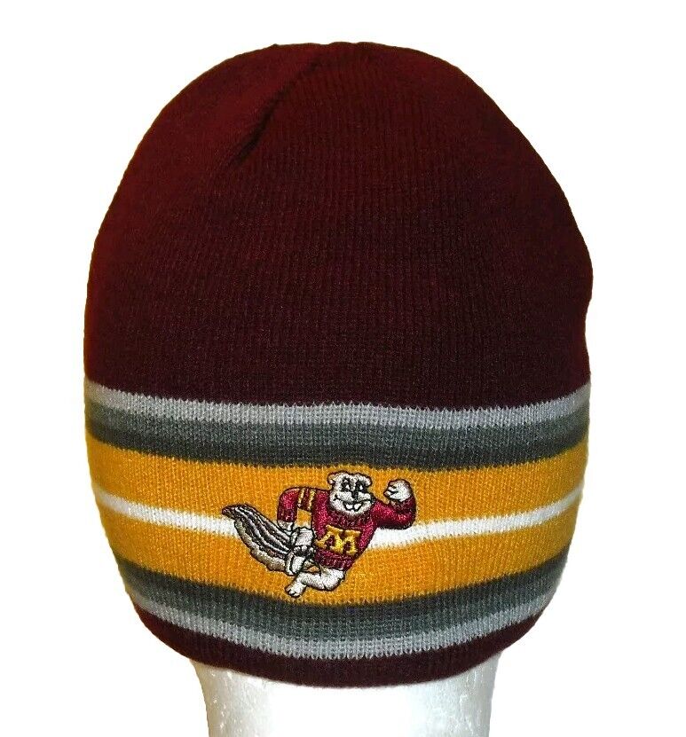 Minnesota Gophers University Mens Adult Beanie Winter Hat Cap New Ncaa