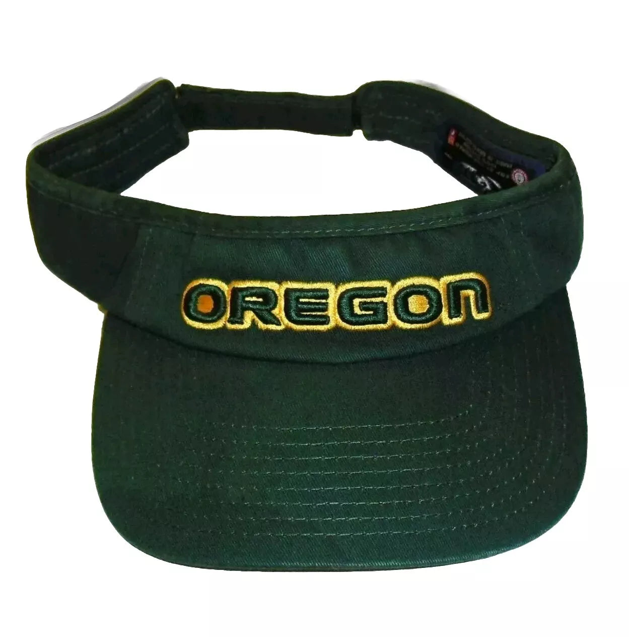 Oregon Ducks University Mens Adult Green Visor hat Cap New Ncaa College