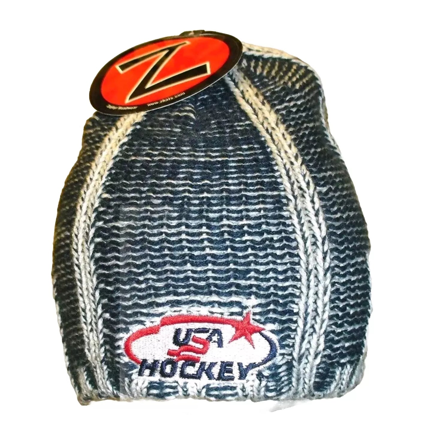 USA Hockey Mens Adult Zephyr Beanie Winter Hat Cap New Nhl Olympics Hockey