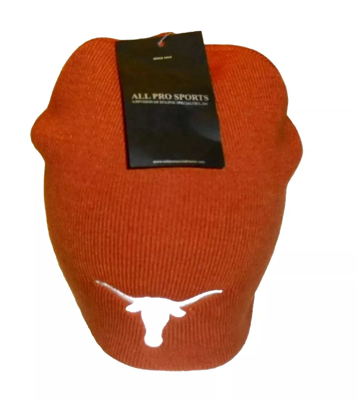 Texas Longhorns Mens Burnt Orange Beanie Winter Hat Cap New Ncaa