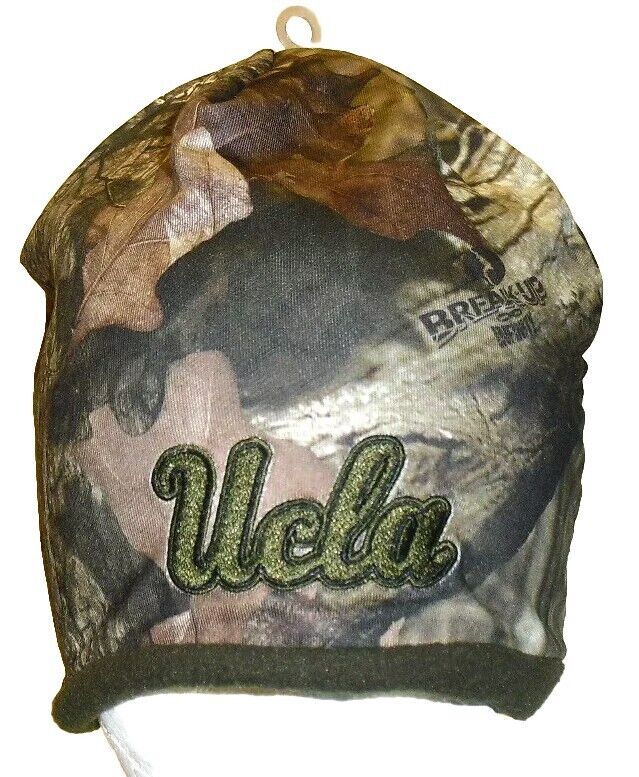 UCLA Bruins University Mens Camo Camoflauge Beanie Winter Hat cap New Ncaa