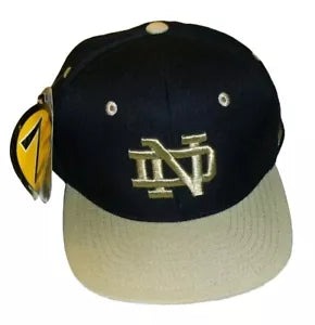 Notre Dame Irish University Kids Youth Boys Zephyr Snapback hat cap New Tags