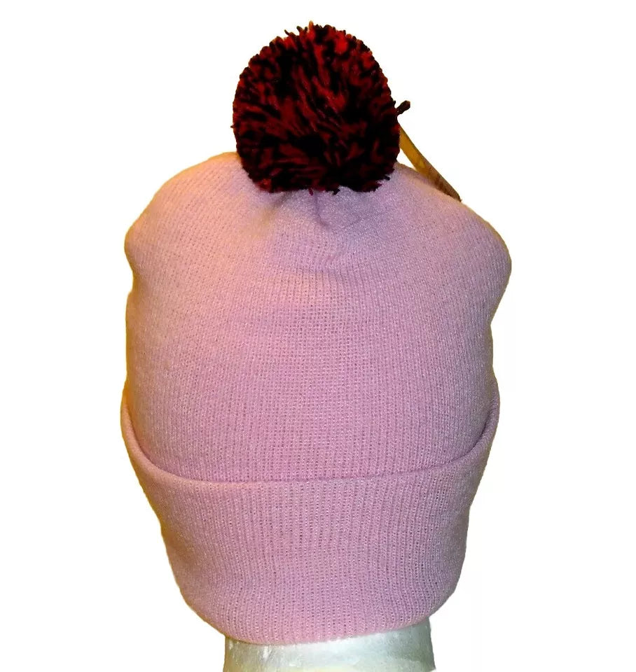 San Francisco 49ers Womens Pink Beanie Pom Cuffed Cuff Winter Hat Cap New Nfl