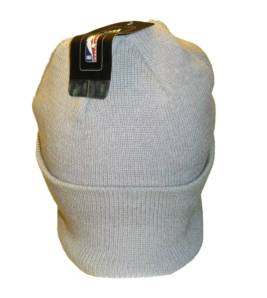 San Antonio Spurs Mens Adidas Cuffed Grey Beanie Winter Hat Cap New Tags Nba
