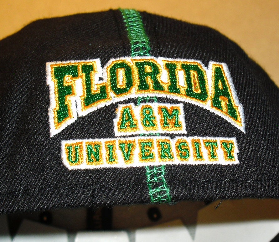 Florida A&M Rattlers University Vintage 90s Mens Fitted hat sz 7 1/4 New Ncaa