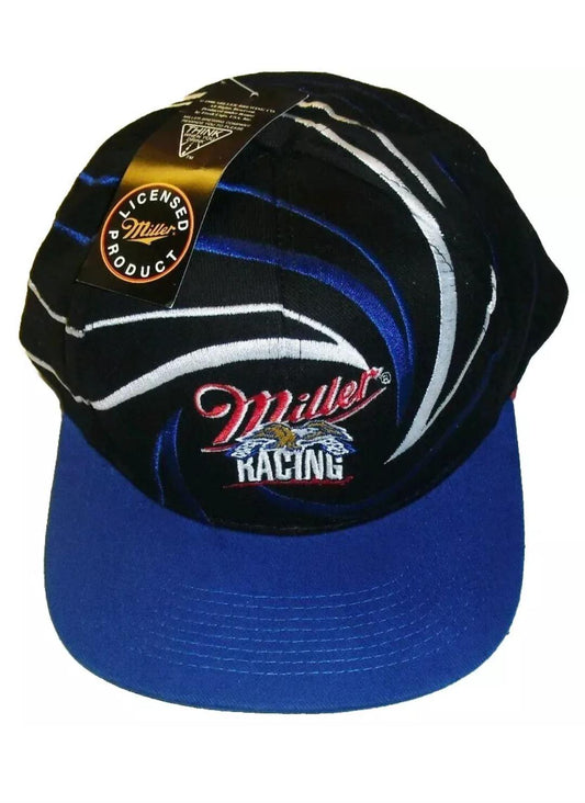 Miller Racing Vintage 90s Original Snapback hat Nascar Beer New