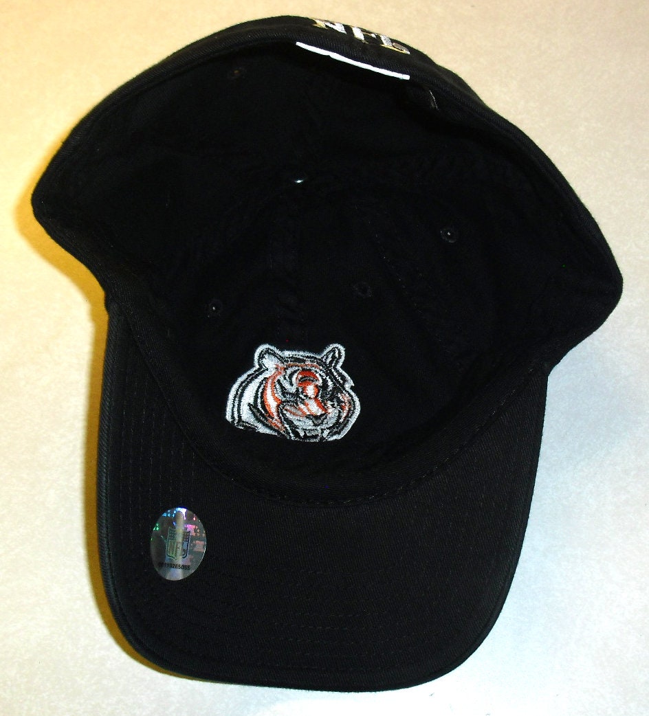 Cincinnati Bengals Mens Black Stretch Fit One Size Fit hat cap New Nfl