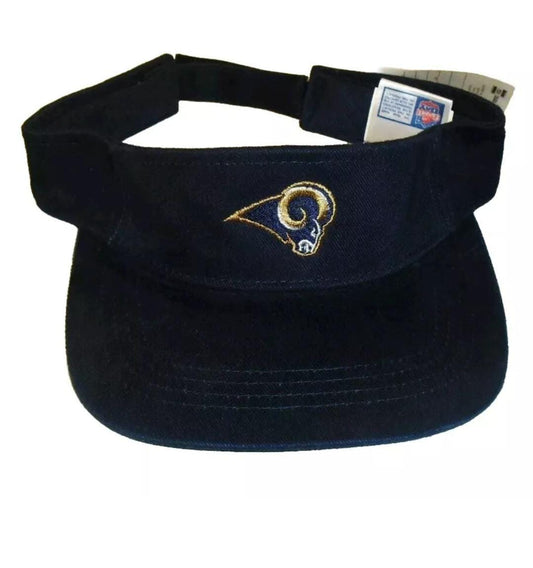 Los Angeles Rams Adult Visor Hat One Size Blue New with tags Nfl