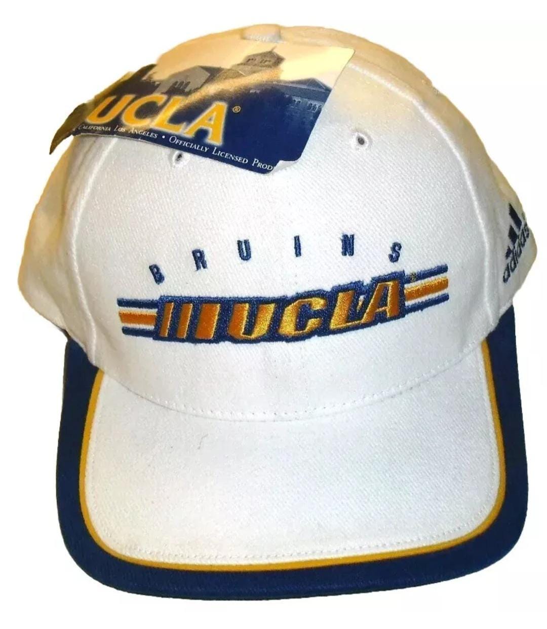 Ucla Bruins 90s Mens Vintage Adjustable Adidas White Strapback hat New Ncaa