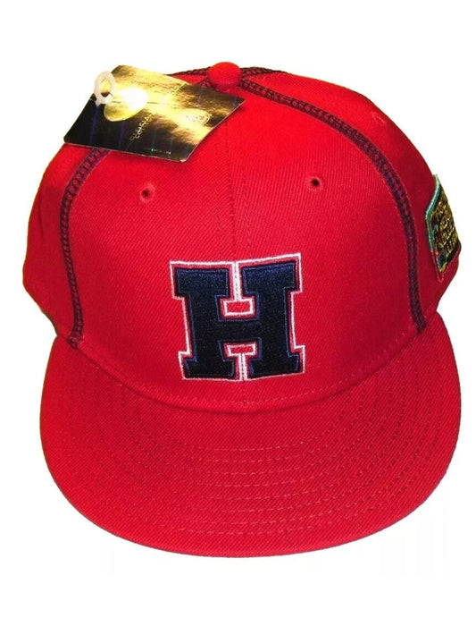 Howard University Bison Vintage 90s Mens Red Fitted hat sz 7 1/4 New Ncaa