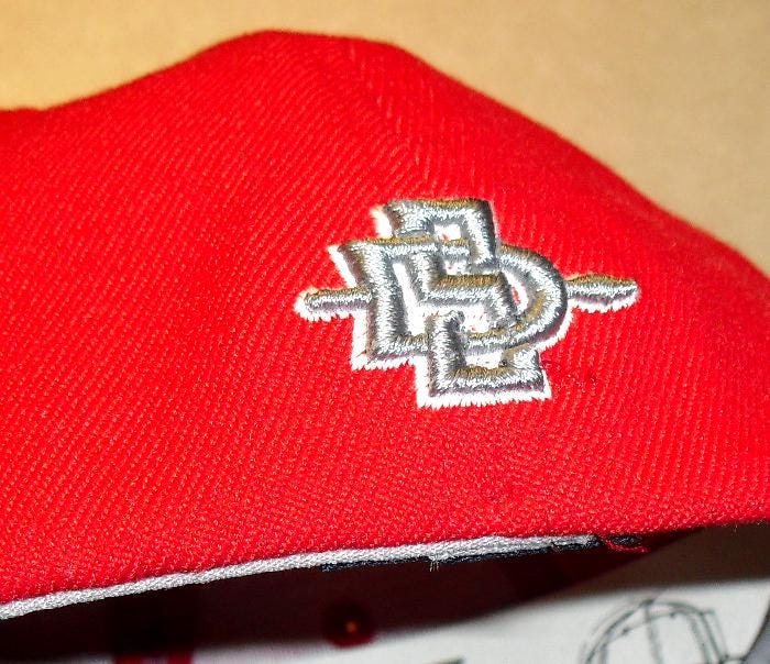 San Diego State Aztecs Kids Youth Zephyr Red Stretch Fit hat cap New Ncaa