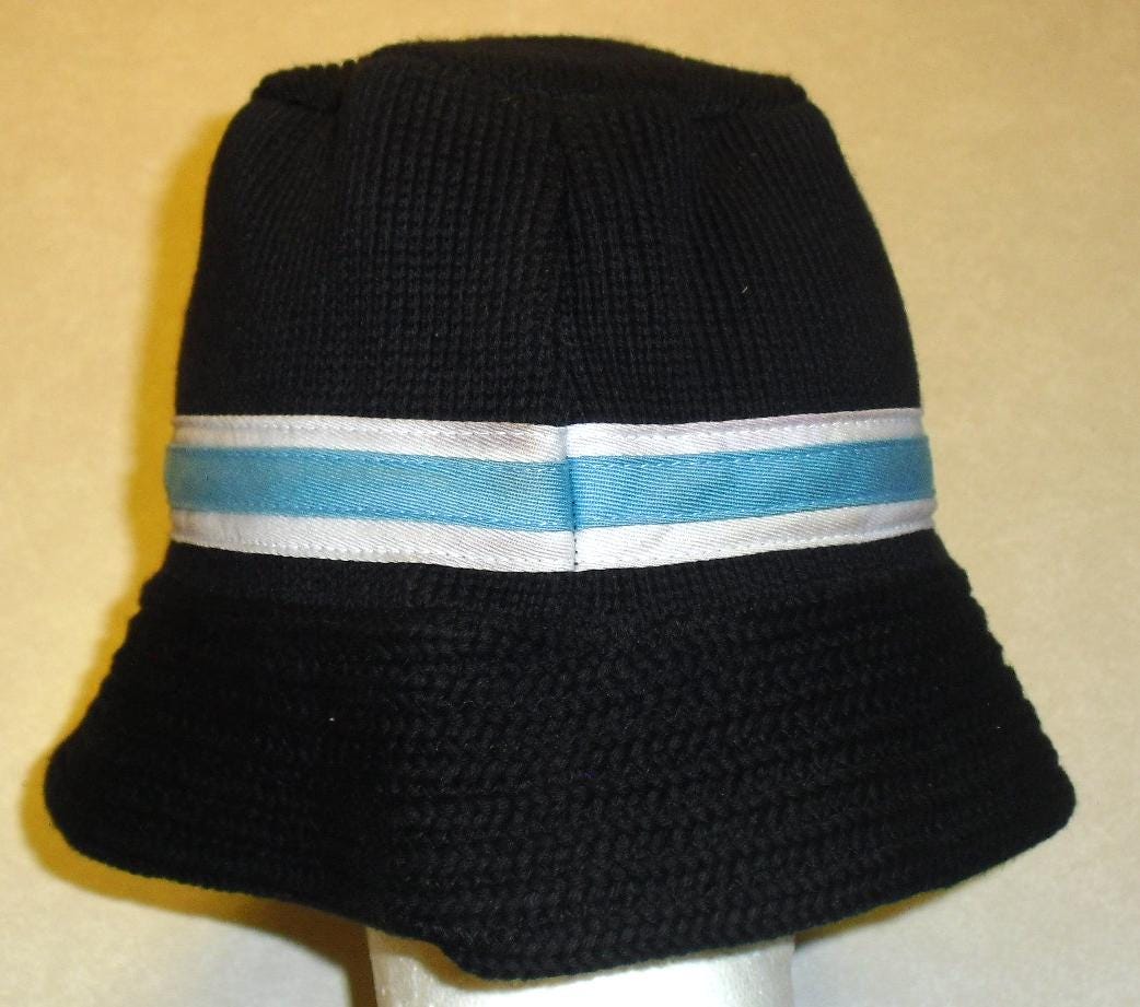 North Carolina Tar Heels Mens Black Color Bucket hat sz. Small/Medium New Ncaa