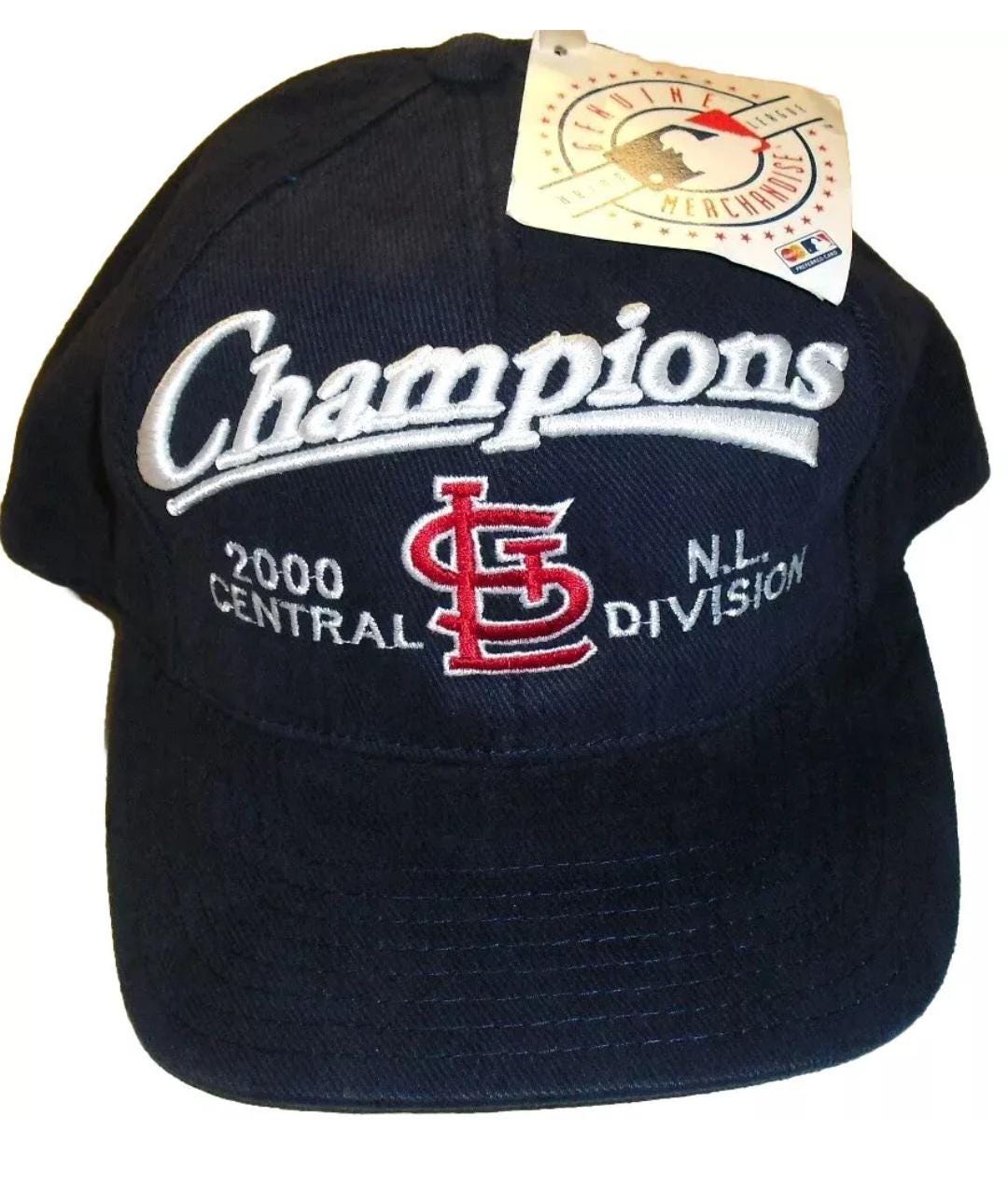 St. Louis Cardinals Vintage 2000 Central NL Division Champions Snapback hat New