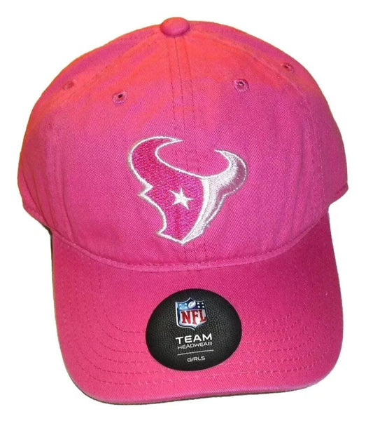 Houston Texans Girls Kids Youth Pink strapback hat New Nfl