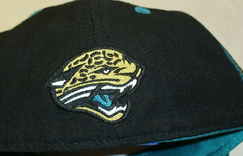 Jacksonville Jaguars NFL Shield Logo Reebok Back Logo Fitted Hat sz. 7 1/2 New