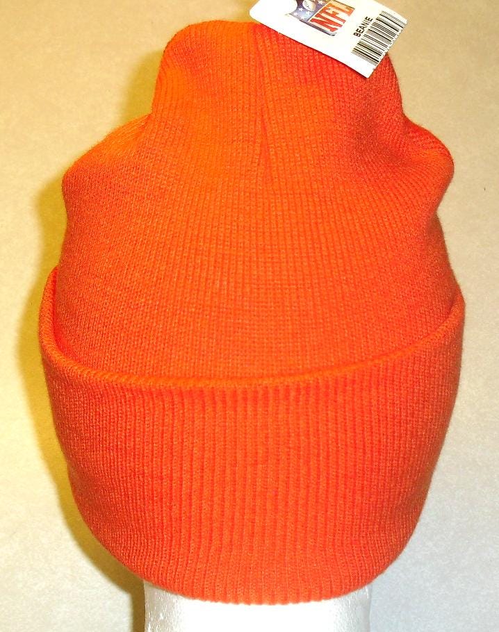 Cleveland Browns Mens Adult Orange Beanie Winter Hat Cap New Nfl