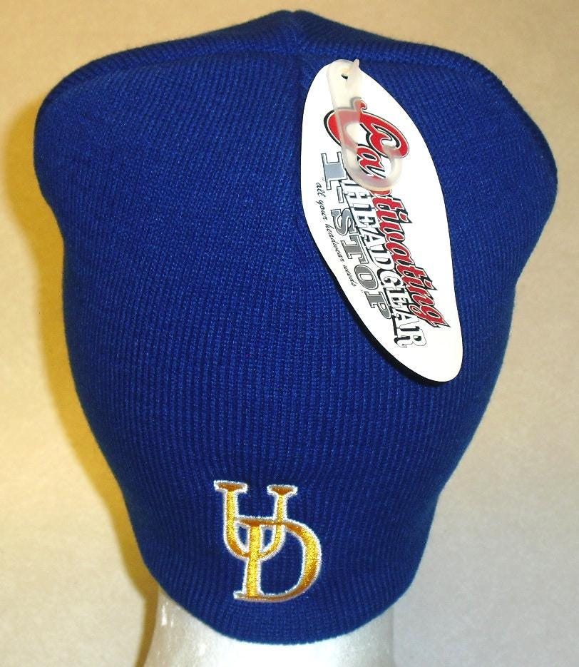 Delaware Blue Hens University Mens Adult Blue Winter Hat Cap Beanie New Ncaa