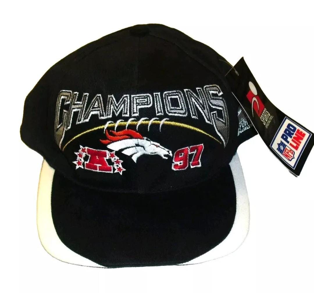 Denver Broncos Sports Specialties 97 Super Bowl Champions Vintage 90s Mens Snapback hat Cap Nfl