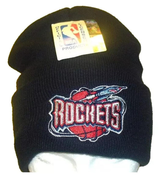 Houston Rockets Vintage 90s Logo 7 Mens Adult Beanie Winter Hat New Tags Nba