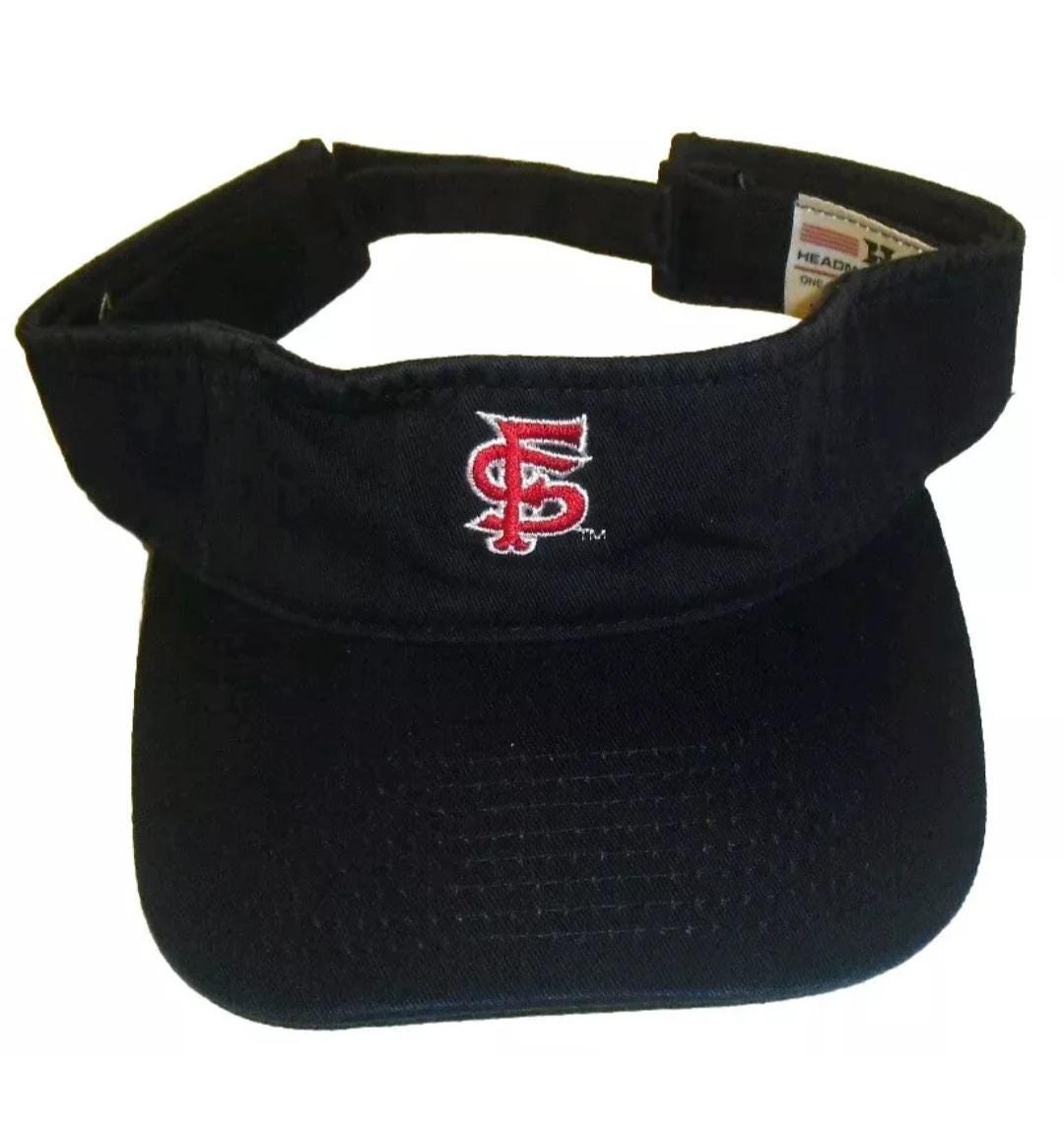 Fresno State Bulldogs Fs Logo Mens Adult Blue Visor hat New Ncaa