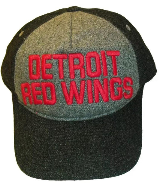 Detroit Red Wings Snapback hat Mitchell & Ness NHL New Grey Black