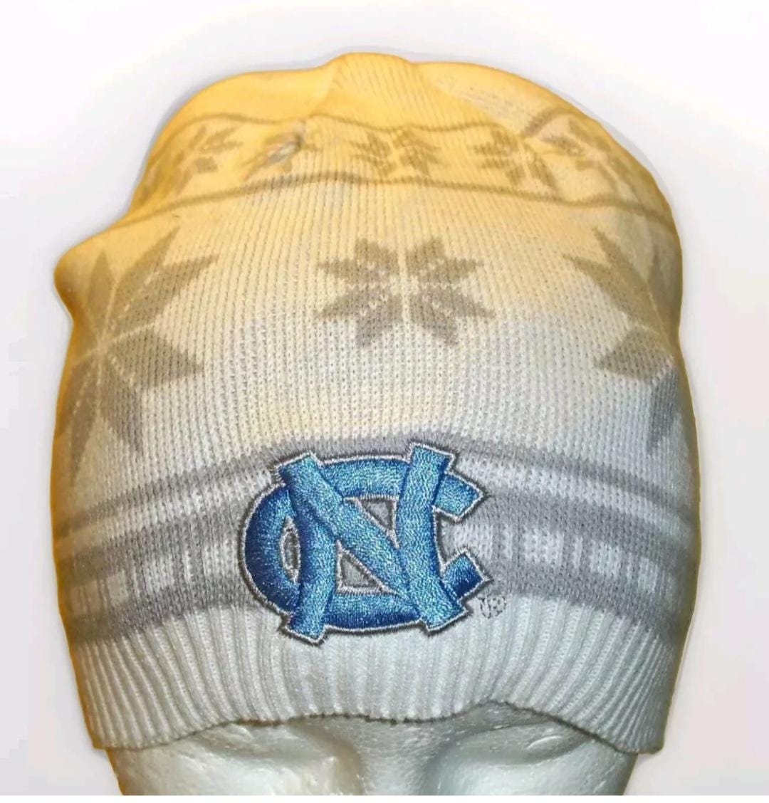 North Carolina Tar Heels Womens Girls Snowflakes Winter Hat Beanie cap New Ncaa