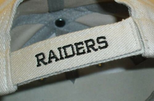 Oakland Los Angeles Raiders Adjustable Gray Strapback hat New NFL Bo Jackson