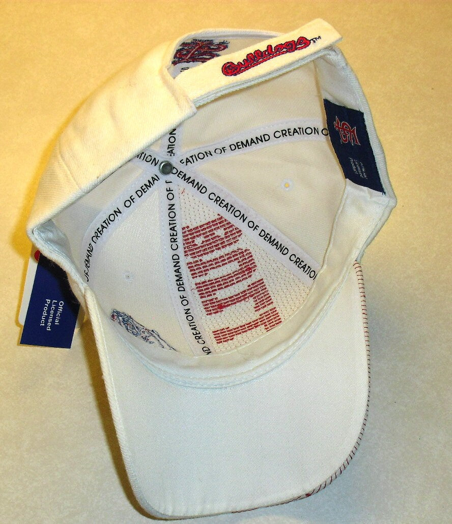 Fresno State Bulldogs 90s Vintage Mens Adjustable Strapback White hat New Ncaa