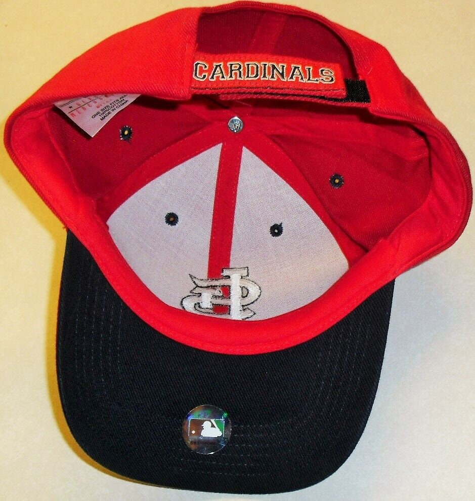 St. Louis Cardinals All Red Adjustable Strapback hat new MLB Ozzie Smith