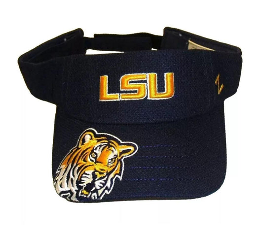 Lsu Tigers Mens Zephyr Purple Visor hat cap Ncaa New