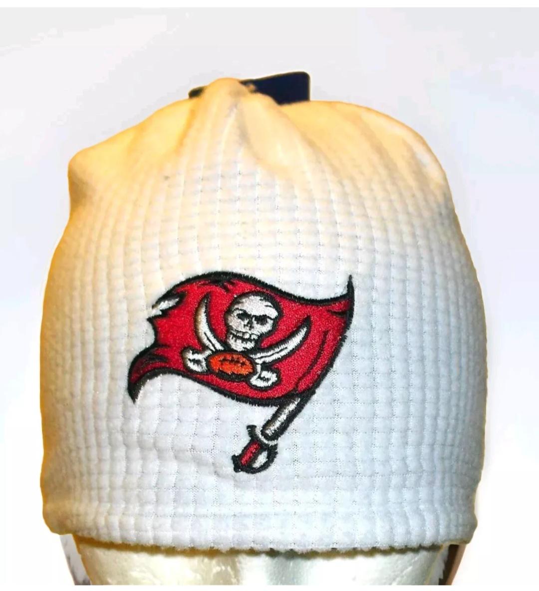 Tampa Bay Buccaneers Kids Youth Boys White Reebok Beanie Winter Hat Cap New Nfl