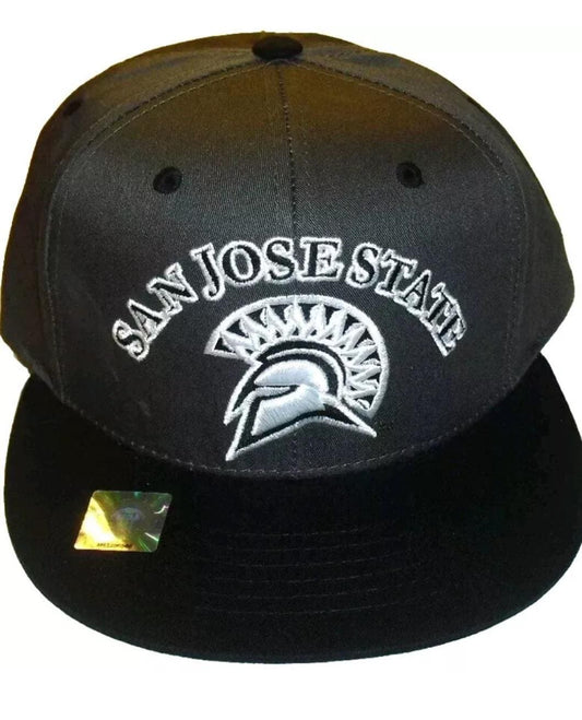 San Jose State Spartans University Grey Black Snapback hat New Ncaa