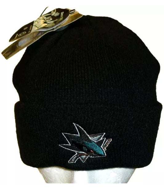 San Jose Sharks Black Adult Beanie Winter Hat New Nhl