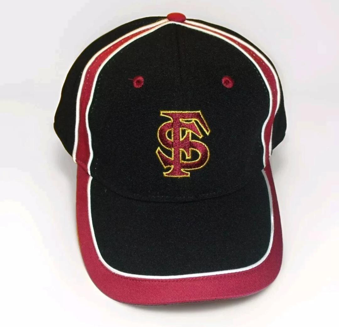 Florida State Seminoles Mens 90s Vintage Black Strapback hat cap Ncaa New