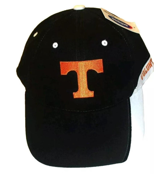 Tennessee Volunteers Vols 90s Vintage Mens Black Strapback hat cap New Ncaa