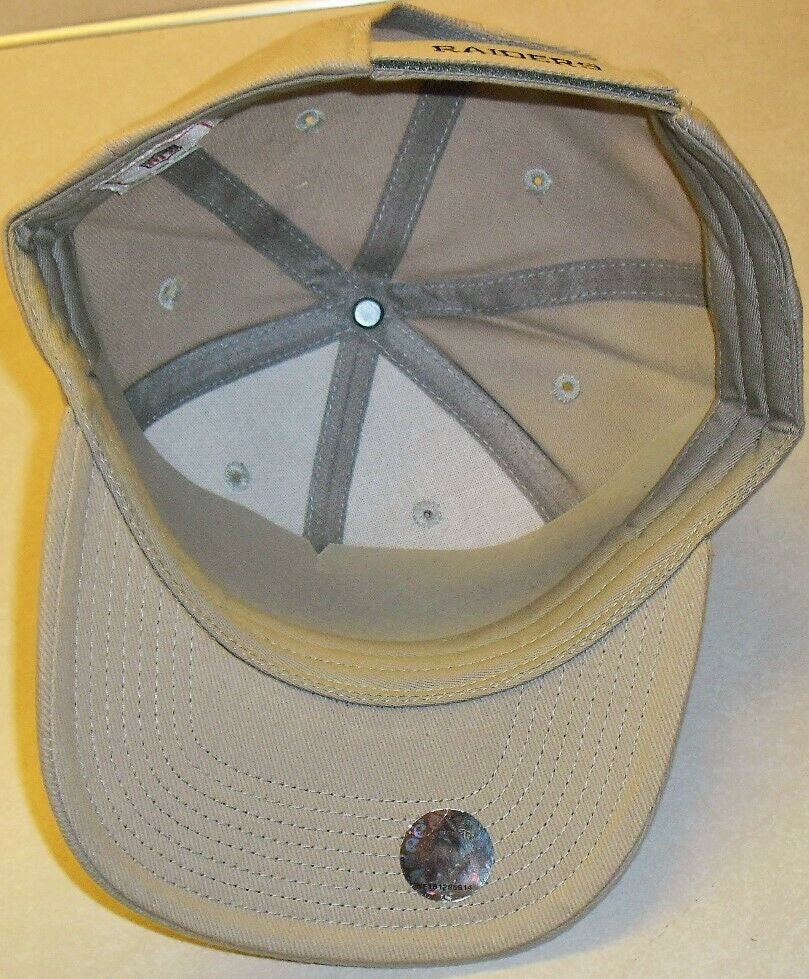 Oakland Los Angeles Raiders Adjustable Gray Strapback hat New NFL Bo Jackson