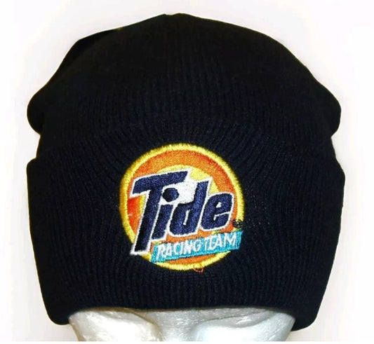 Tide Racing Team Vintage 90s Nascar Racing Mens Beanie Winter hat New