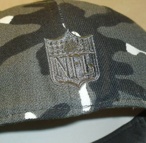 Carolina Panthers Camo Camouflage Reebok Fitted Hat sz. 7 3/8 NFL New Tags