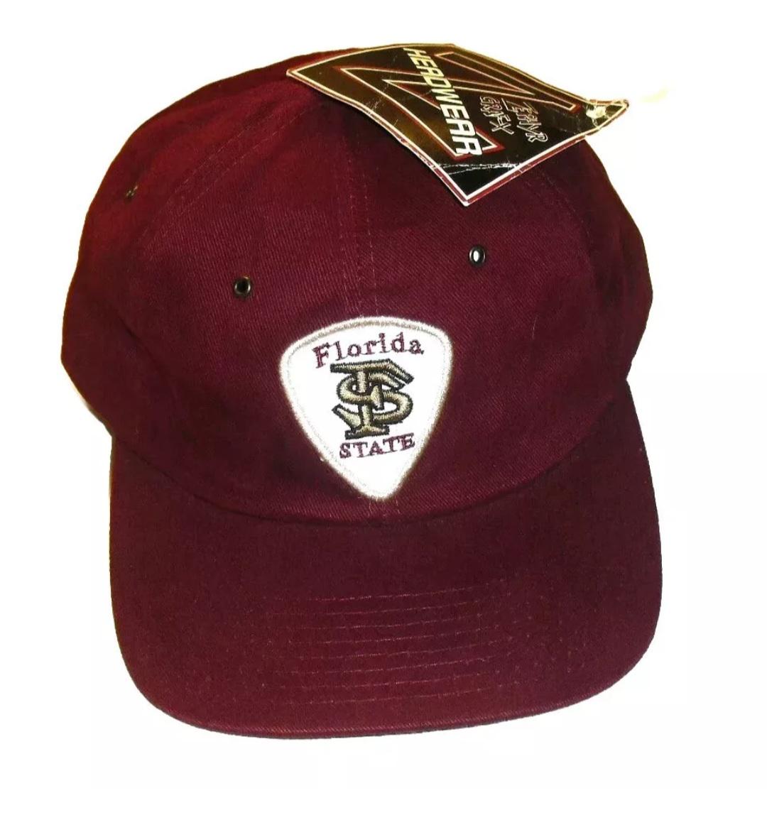 Florida State Seminoles Zephyr Mens Leather Strap Strapback hat cap Dad hat New