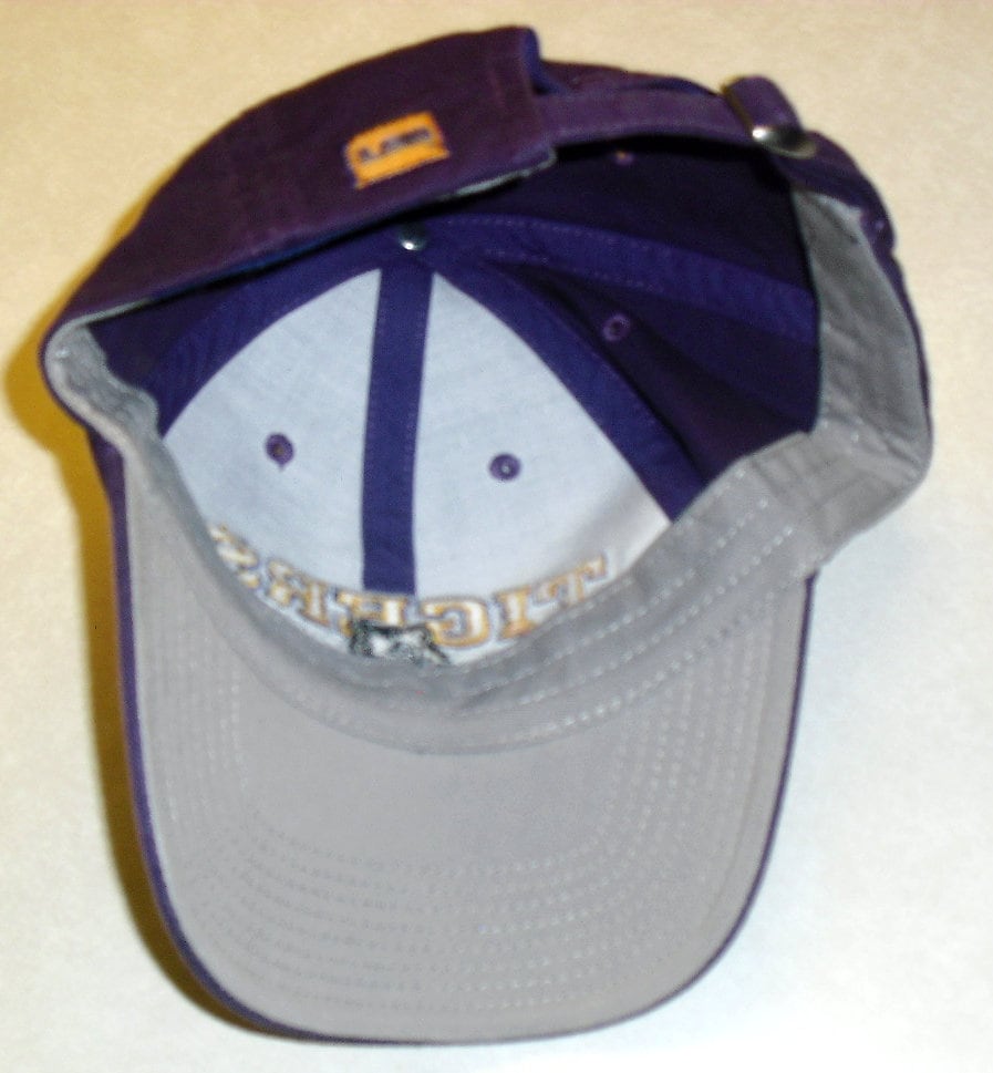 Lsu Tigers Mens Adult Top of the World Purple Strapback hat Dad hat New Ncaa