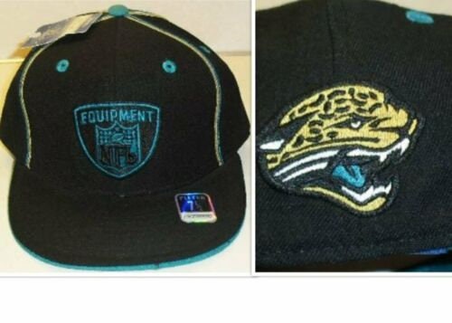 Jacksonville Jaguars NFL Shield Logo Reebok Back Logo Fitted Hat sz. 7 1/2 New